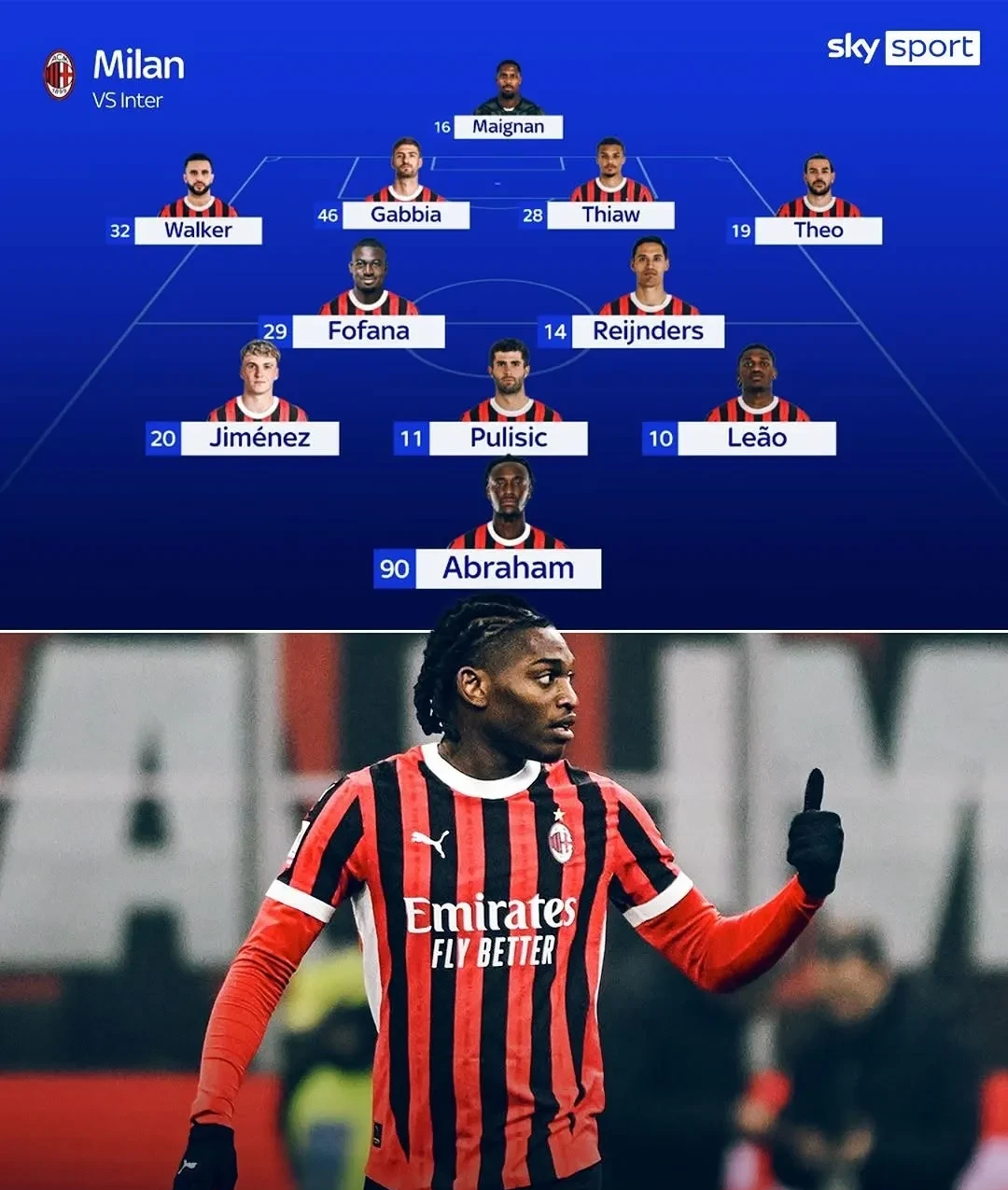 包含AC米兰主力中卫连续场出色发挥，证明实力的词条